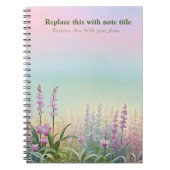 Carnet floral Pastel (Devant)