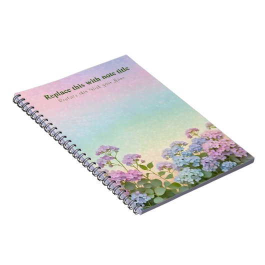 Carnet floral Pastel (Côté Droit)