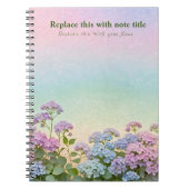 Carnet floral Pastel (Devant)