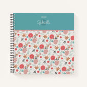Carnet Floral peint (Devant)