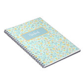 Carnet floral personnalisable (Côté Droit)