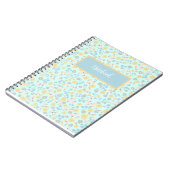 Carnet floral personnalisable (Côté gauche)