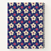 Carnet Floral personnalisé (Dos)