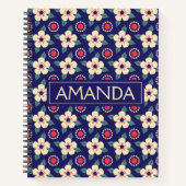 Carnet Floral personnalisé (Devant)