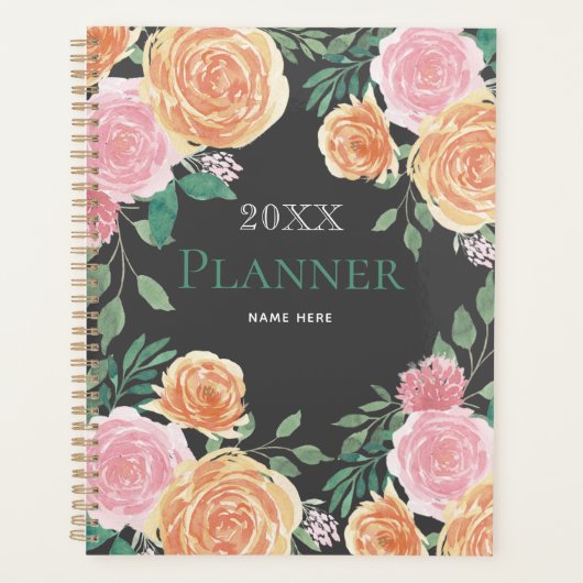 Carnet Floral Planner (Devant)