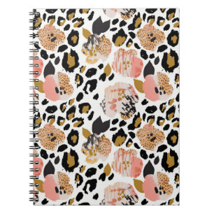 Carnet Floral, poster de animal, motif sans soudure.