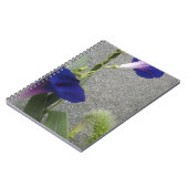 Carnet Floral pourpre (Côté gauche)