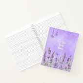 Carnet Floral pourpre (Intérieur)