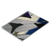 Carnet Floral pourpre (Côté gauche)