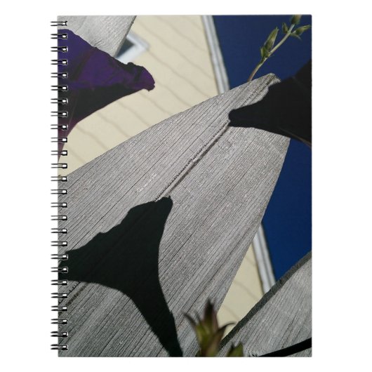 Carnet Floral pourpre (Devant)