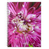 Carnet Floral pourpre (Devant)