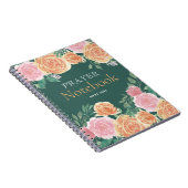 Carnet Floral Prayer (Côté Droit)