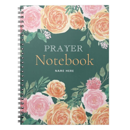 Carnet Floral Prayer (Devant)