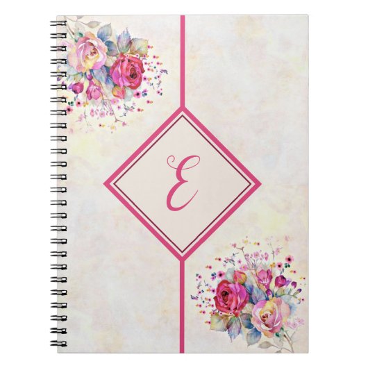carnet floral printanier (Devant)