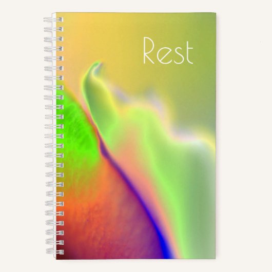 carnet floral "Repos" (Recto)