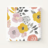 Carnet Floral romantique Notre histoire Souvenirs de coup (Dos)