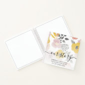 Carnet Floral romantique Notre histoire Souvenirs de coup (Intérieur)