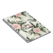 Carnet Floral Rose (Côté Droit)