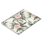 Carnet Floral Rose (Côté gauche)