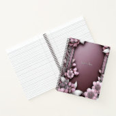 Carnet Floral Rose (Intérieur)