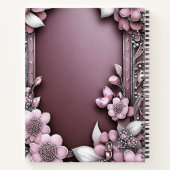 Carnet Floral Rose (Dos)