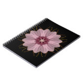 Carnet Floral rose Abstrait (Côté gauche)