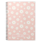 Carnet Floral Rose Daisy (Devant)