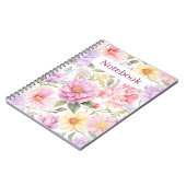 Carnet Floral rose Dreamy (Côté gauche)