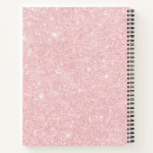 Carnet Floral Rose - Lien Spiral (Dos)