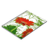 Carnet Floral rouge (Côté gauche)