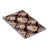 Carnet Floral roux de Bourgogne (Côté Droit)