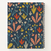 Carnet Floral Rustic Botanogramme Nom (Dos)