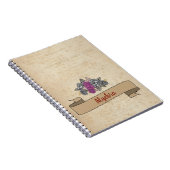 Carnet Floral Rustic Inspire School (Côté Droit)