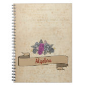 Carnet Floral Rustic Inspire School (Devant)