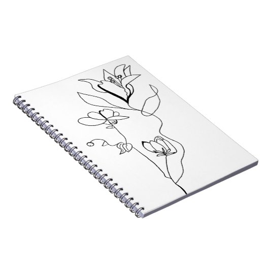 Carnet floral simple (Côté Droit)