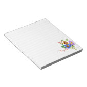 Carnet floral simple  (Incliné)