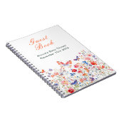 Carnet Floral Summer Butterfly Baby Shower Guest Book (Côté Droit)
