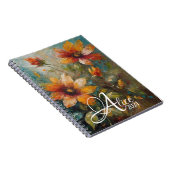 Carnet floral sur mesure, Boho (Côté Droit)
