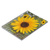 Carnet floral Tournesol Doré (Côté gauche)
