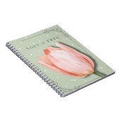 Carnet Floral Tulipe | Journal Doux et Libre (Côté Droit)