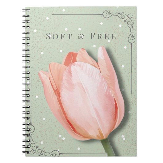 Carnet Floral Tulipe | Journal Doux et Libre (Devant)