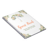 Carnet Floral Umbrella Bridal Shower Guest Book (Côté Droit)