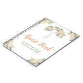 Carnet Floral Umbrella Bridal Shower Guest Book (Côté gauche)