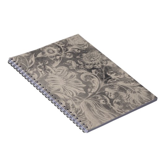 Carnet Floral vieilli (Côté Droit)