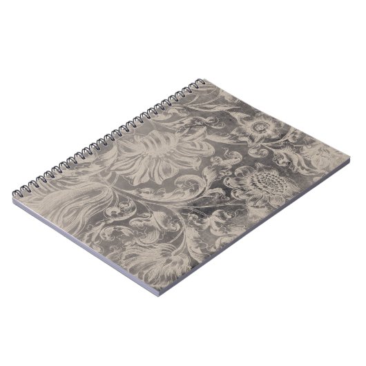Carnet Floral vieilli (Côté gauche)