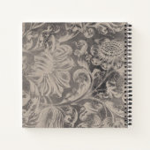 Carnet Floral vieilli (Dos)