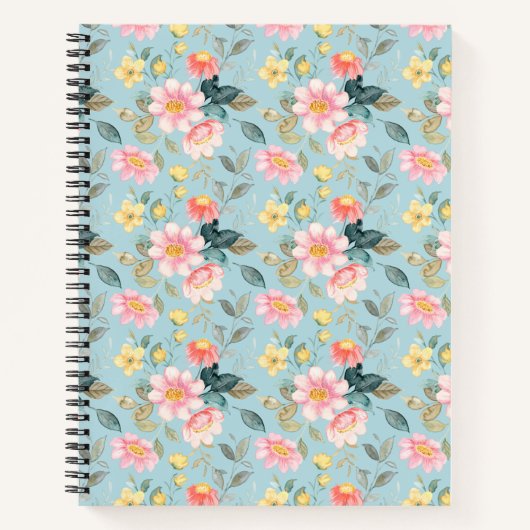 Carnet Floral vintage (Devant)