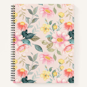 Carnet Floral vintage