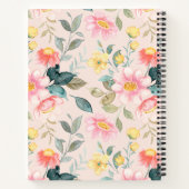 Carnet Floral vintage (Dos)