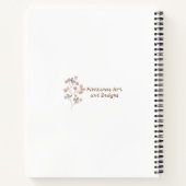 Carnet Floral vintage Jaune et Vert Illustré (Dos)